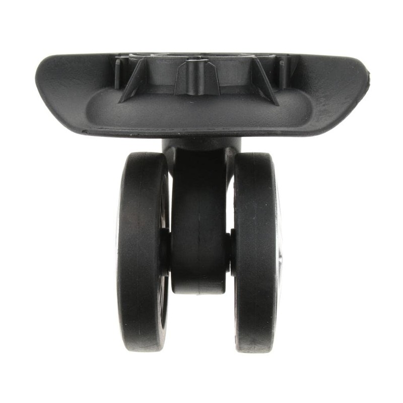 Baoblaze 2 Pieces Black Replacement A19 Dual Roller Wheels Luggage