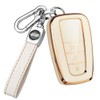 HIBEYO Smart Car Key Case Fits Toyota Protective Key Case