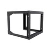 NavePoint 9U 23-inch Width 4-Post Open Wall Rack - Open