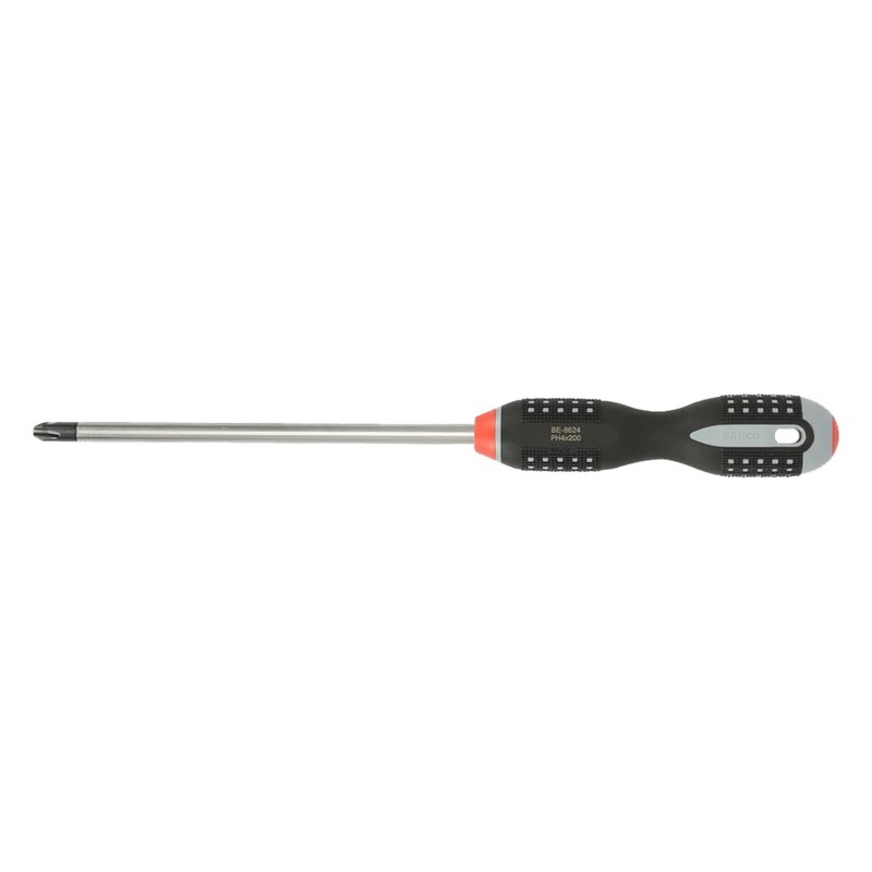Bahco BE-8611 "Ergo" Ph-1 Screwdriver, Multi-Colour, 197 mm