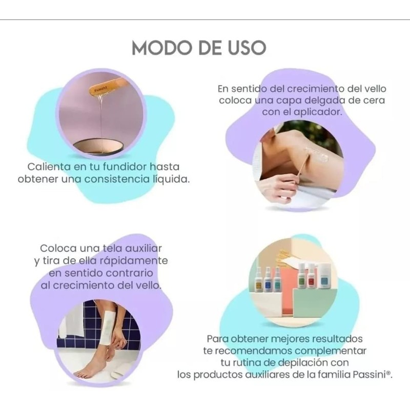 PASSINI CERA DEPILATORIA PIEL SENSIBLE 150G 2-PACK