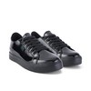 Kickers Junior Girl's Tovni Lacer Patent Leather Trainer, Patent Black,