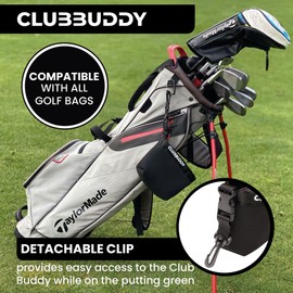 6ixPack Golf Golf Club and Golf Ball Cleaning Bag, Waterproof Clean Groove Technology Liner, Detachable Clip, Machine Washable, Cleans Club Grooves, Dry Exterior - Golf Accessories for Men