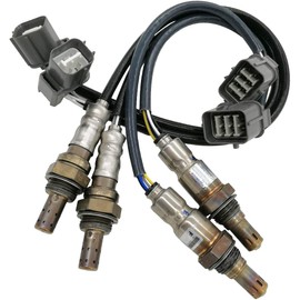 Automotive-leader 4 piezas 234-5010 234-4355 234-4368 sensor de oxígeno 1 sensor 2 banco 1 banco 2 río arriba abajo para Honda Accord EX LX 3.0L V6 2003-2007