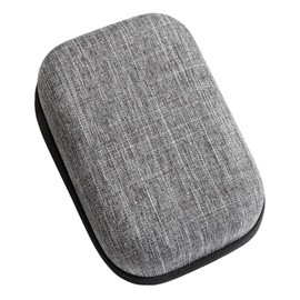 TENOL Hard Carrying Case, Shockproof with Mesh Pocket Protector, Travel Bag for Upper Arm Pressure Monitor with Cuff, Gray