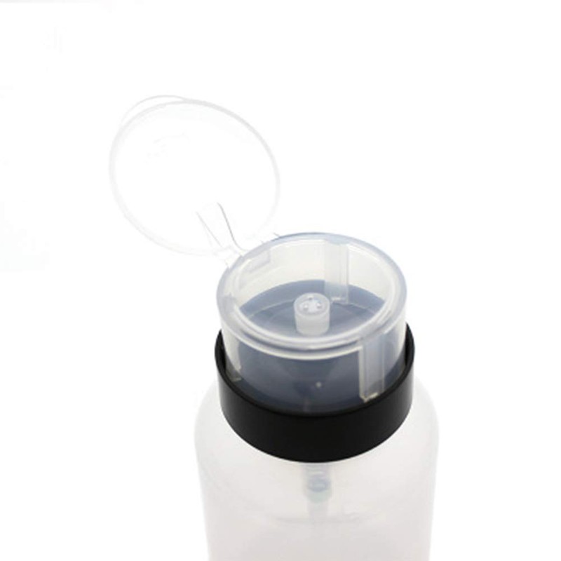 2 Pcs 200ml(6.8oz) Pump Dispenser Bottle for Nail Polish Remover