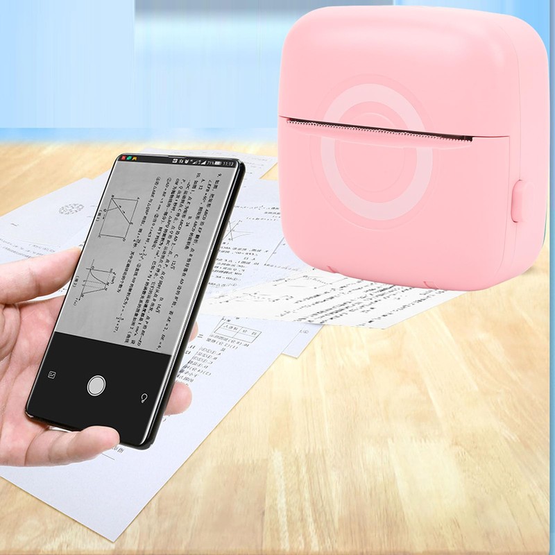 Pocket Thermal Printer, Portable Bluetooth Wireless Label Printer with APP