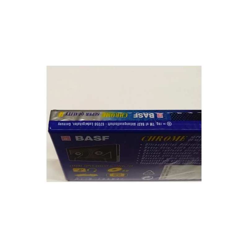 90 Minute Audio Cassettes BASF Chrome Super Quality II Empty