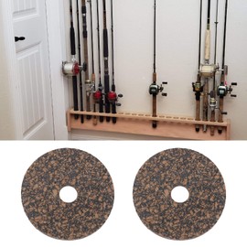 The Lord of the Tools 16Pcs Dark Cork Rings 1/8" Thick for Freshwater Fishing Outdoor Rod Handle Decoration