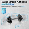 Durmmur 2 Pack Acrylic Corner Shower Caddy, Clear Corner Shower