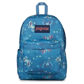 JanSport SuperBreak Plus Backpack with Padded 15-inch Laptop Sleeve and Integrated Bottle Pocket - Spacious and Durable Daypack for Work and Travel - Butterfly Baddie