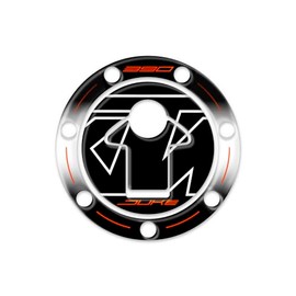Resin Fuel Cap Protector 3D Compatible with KTM 390 Duke 2021-2023 GP-1085 (White)