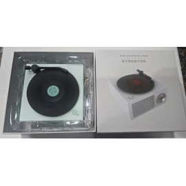 Unbranded Mini Record Player Shaped Wireless Bluetooth Speaker ~ Also uses micro Sd