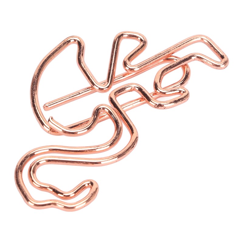 100pcs Flamingo Paper Clip Cute Animal Shape File Note Page
