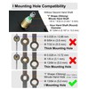MXDFL Clock Mechanism Replacement, Quartz Movement with Hands and Motor