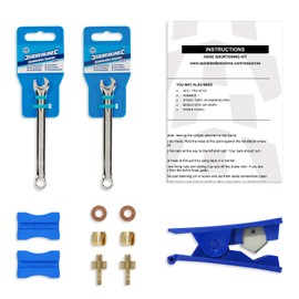 epic Hope Brake Hose Shortening Kit - Includes 2X Hose Inserts, Washers & Olives, Fitting Kit & Precision Hose Cutter (Single)