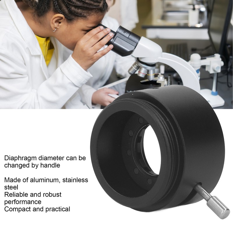 Aperture Diaphragm with CS to C Port 1‑12mm Bore Diameter