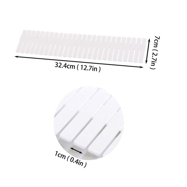 JSF Drawer Dividers, Drawer Dividers, Pack of 12, Adjustable Drawers