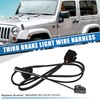uxcell Third Brake Light Wire Harness for Jeep Wrangler JK