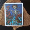 2 ¼" Grateful Dead - Jerry Garcia Bertha Roses Skeleton