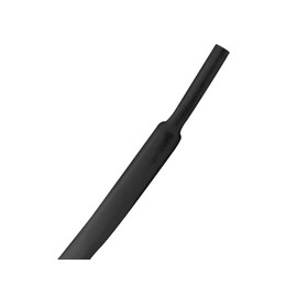 Kable Kontrol Heat Shrink Tubing - 3/16” Inch - 10' Ft Long, Black Polyolefin - 2:1 Industrial Shrink Tube & Cable Sleeve for Electrical Wire Insulation - Rated for 600 V