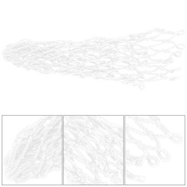 6PCS/Set Billiards Net Hollow Out Pool Table Pocket Nets for Billiards Trainning Spair Table Bag (White)