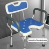 Shower Chair Seat Mat & Back Mat Sets Fit Cutout
