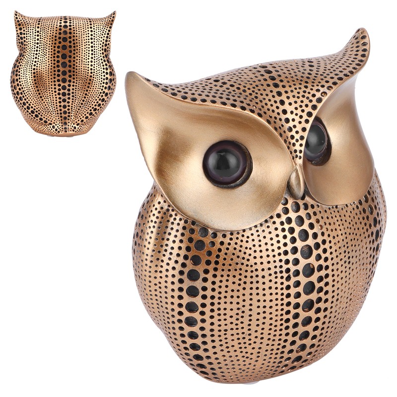 Owl Statue Figurine Ornament Innovative Resin Animal Sculpture Art Crafts