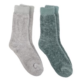 Totes toasties Ladies Chenille Supersoft Bed Socks (Twin Pack)