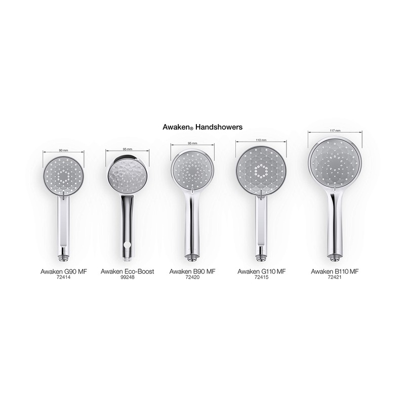 KOHLER Awaken 72415-2BZ 2.0 gpm Multifunction handshower Oil-Rubbed Bronze