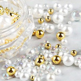 Nail pearl parts beads pearl materials stones / 네일 진주 파츠 구슬 알 펄 재료 스톤