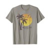 Vintage Roatan Honduras Beach Sunset Mens Womens Souvenir T-Shirt