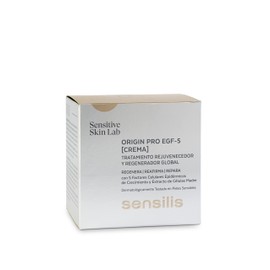 Sensilis - Origin PRO EGF5 - Rejuvenating Face Cream, Replenishes, Firms and Repairs Skin with 5 Cell Growth Factors, Suitable for Normal and Dry Skin - 50 ml