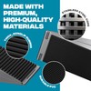 Strongest Home 2 Pack XL Adjustable Chrome Door Stopper with