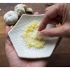 The Grate Plate 3 Piece Handmade Ceramic Garlic Grater Set