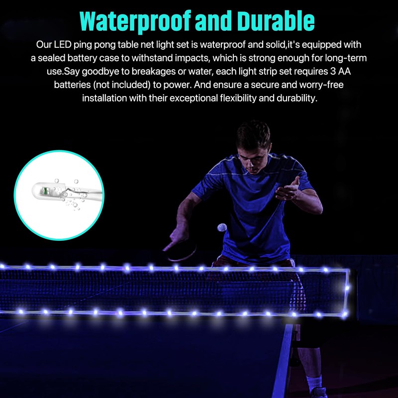 Ehaijia LED Ping Pong Table Net Light, 13 Ft Light