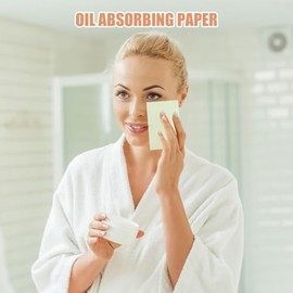 Hojas De Absorción De Aceite Facial Oil Blotting Sheets Para Piel Grasa Y Mixta Papel Absorbente Portátil De Doble Cara En Caja Para Zona T Nariz Y Co