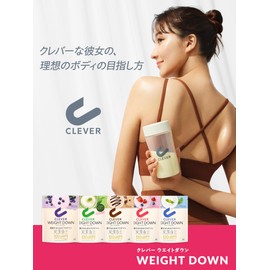 Clever Whey Protein [WPI100%] Weight Down, Blueberry Flavor, 11.1 oz (315 g), Inulin Lactic Acid Bacteria Formulated