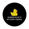 Rubber duck spirit animal funny duck pop sockets with interchangeable
