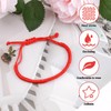 QYHON Red Lucky Bracelet for Men - Tibetan Copper Bracelet,