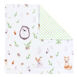 TupTam Children's Cushion Cover Decorative Patterned, Colour: Light/Deer, Size: 40 x 40 cm