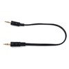 DRUT 30cm 3.5mm to 3.5mm Stereo Audio AUX Cable Gold