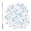Allwon 100pcs Metal Stickers for Magnetic Palette Empty Eyeshadow Makeup