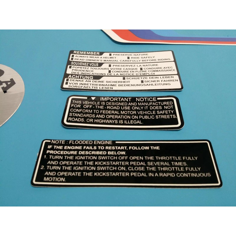 HONDA ATC70 1983 DECAL GRAPHIC SET (#*-H62)