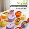 Premium Korean-Made Silicone Airtight Food Container with Steam Vent –