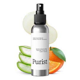 Purist Dandruff Spray – Leave-In Itchy, Dry Scalp Treatment – Hydrating, Lightweight, Soothing Scalp Moisturizer – Scalp Care Spray for Dryness, Dandruff, Flaky Scalp – Non-Greasy and Quick Relief