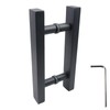 T Tulead 7-Inch Push Pull Door Handle Stainless Steel Double