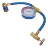 Car R134A Air Conditioning Coolant Hose Pressure Gauge 0‑250psi Fluoridize