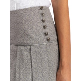 MarJo Fiona Women's Costume Skirt Grey 34, gray