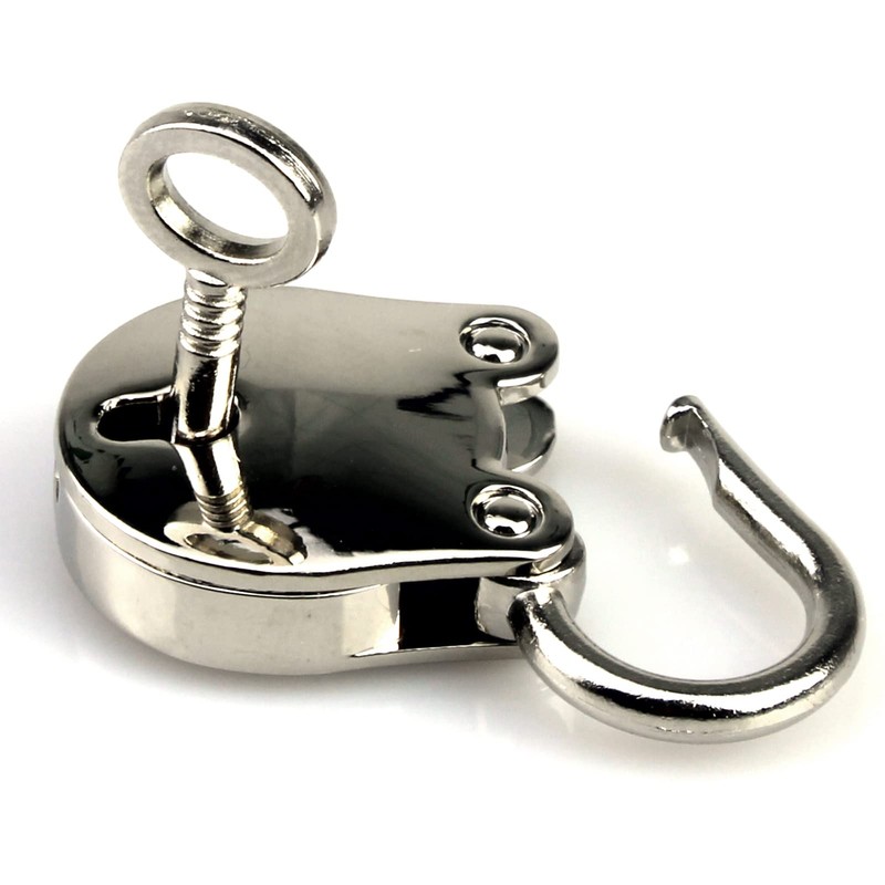 OZXNO 1PCS Vintage Mini Bear Padlock Key Lock Antique Style